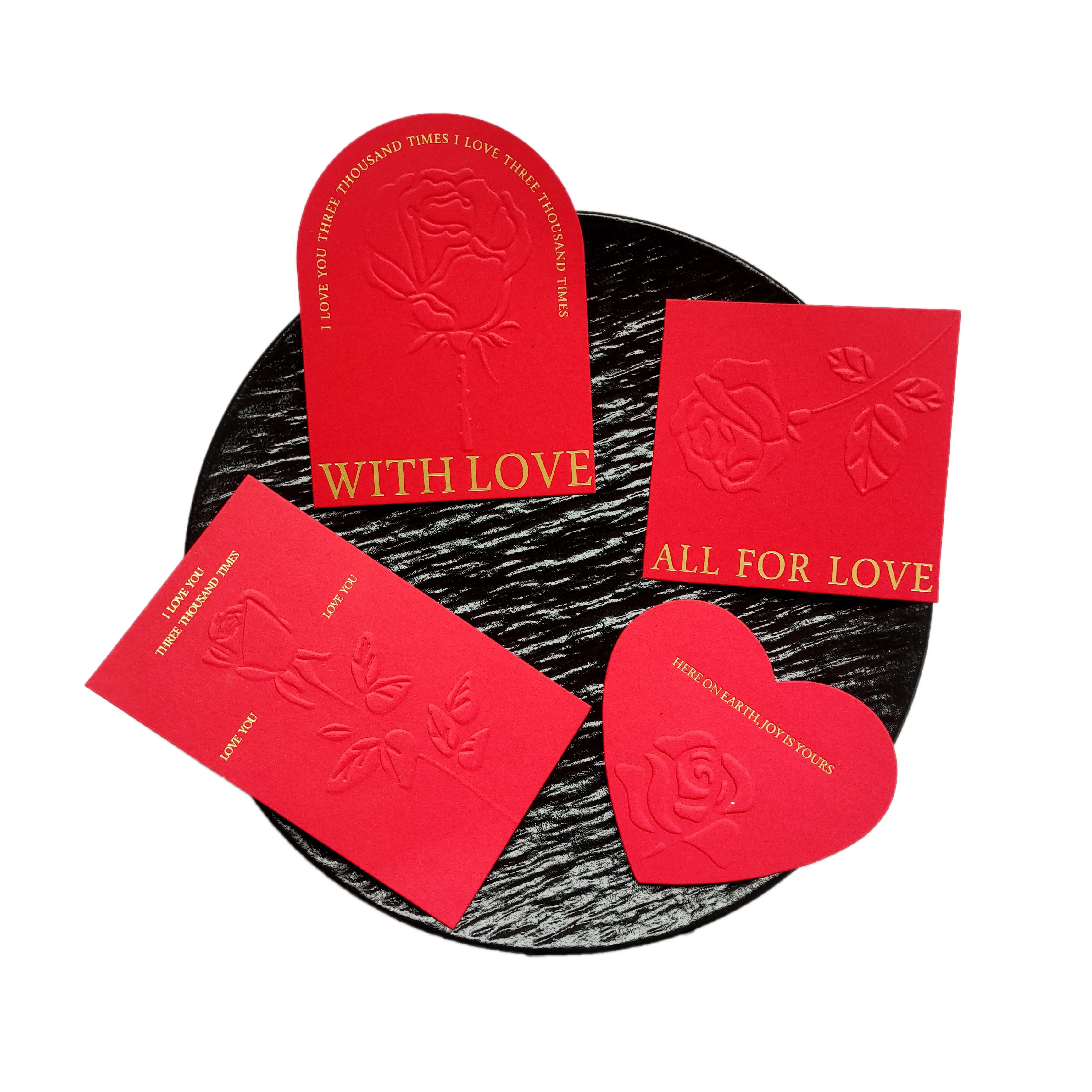Factory direct sales Custom printed logo paper card business shopping tag cards Greeting card