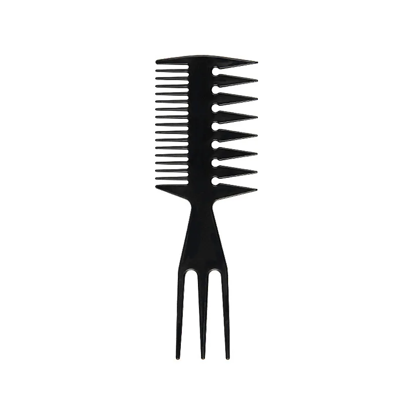 Private Label Customization Black Plastic Comb Professional Comb Men Styling Tool Barber Hair comb
