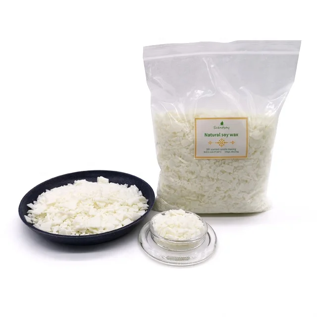 SW 100% organic pure soybean wax soy wax flakes 500g/bag for candle making