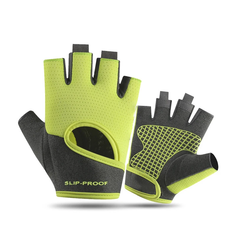 Custom logo man unisex sport  women weight lifting half finger fitness gym gloves