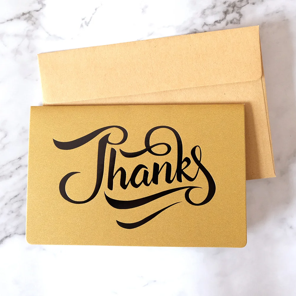 Co-orange Wholesale Gilding Letter Card Valentin Valentine Gift Card Simple Elegant Valentine Card For Lovers