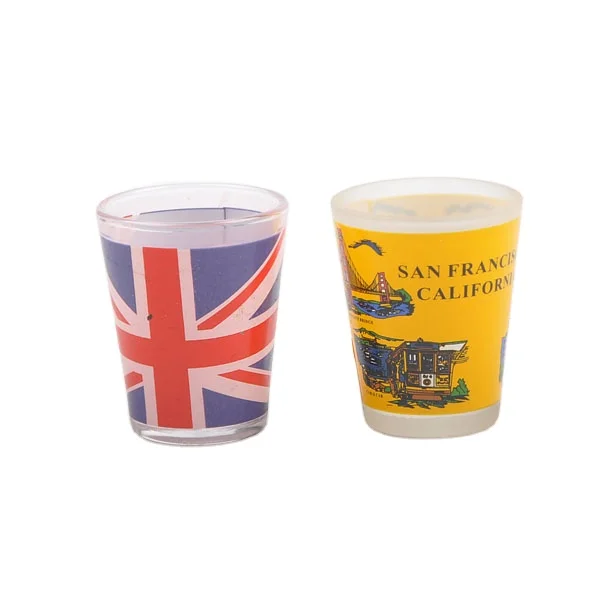 1.75 oz 50ML mini drinking glass tumbler liquor Shot Glass with custom printing