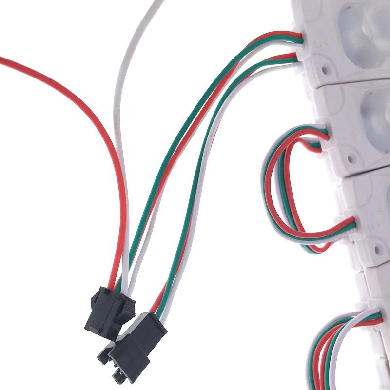 high power led module rgb 1.5w for advertising 5054 5v full color led module ws2811 led injection module
