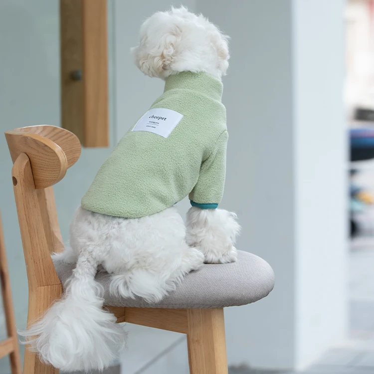 Dog Cashmere Coat Candy Colored Korea Style Warm Breathable Clothes for Small Dogs