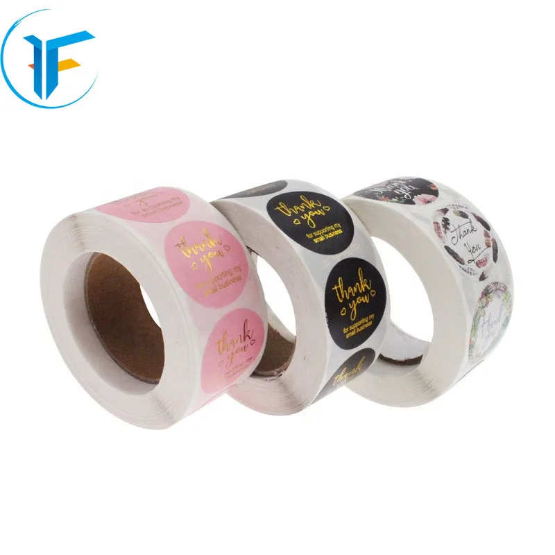 Wholesale Thank You Sticker for Supporting Small Business Thank You Purchase Stickers Printed Sticker Labels