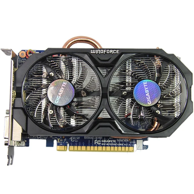 Graphics Card Original GTX 750 Ti 2GB 128Bit GDDR5 Video Cards for nVIDIA Geforce GTX 750Ti Used VGA Cards GTX750TI 1050