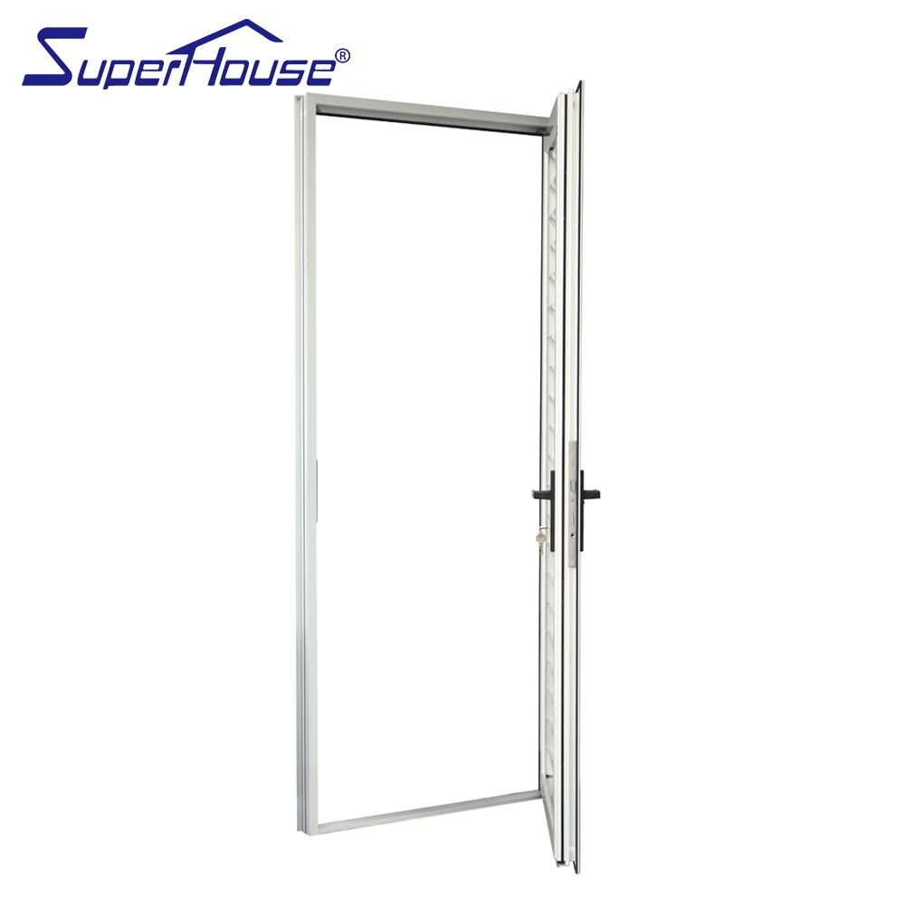 AS 2047 NFRC Standard Aluminum Louver  Hinged Door