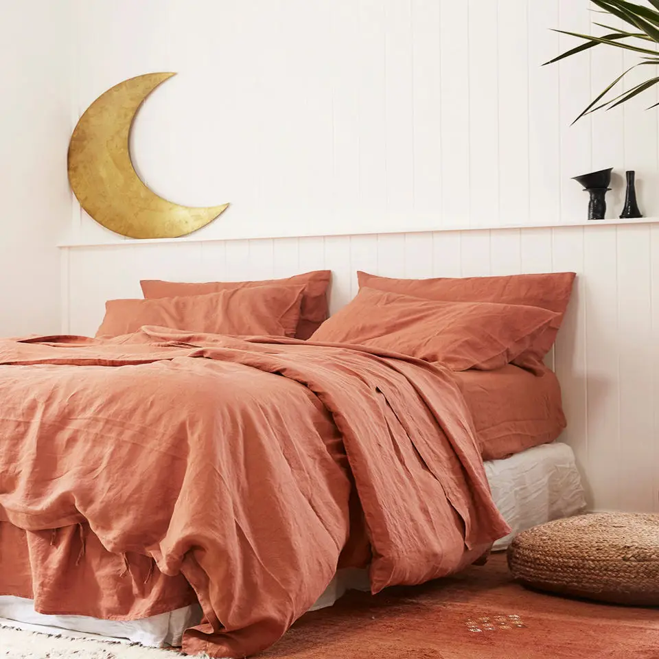 wholesale 100% stone washed linens covers / quilt covers / duvet covers set