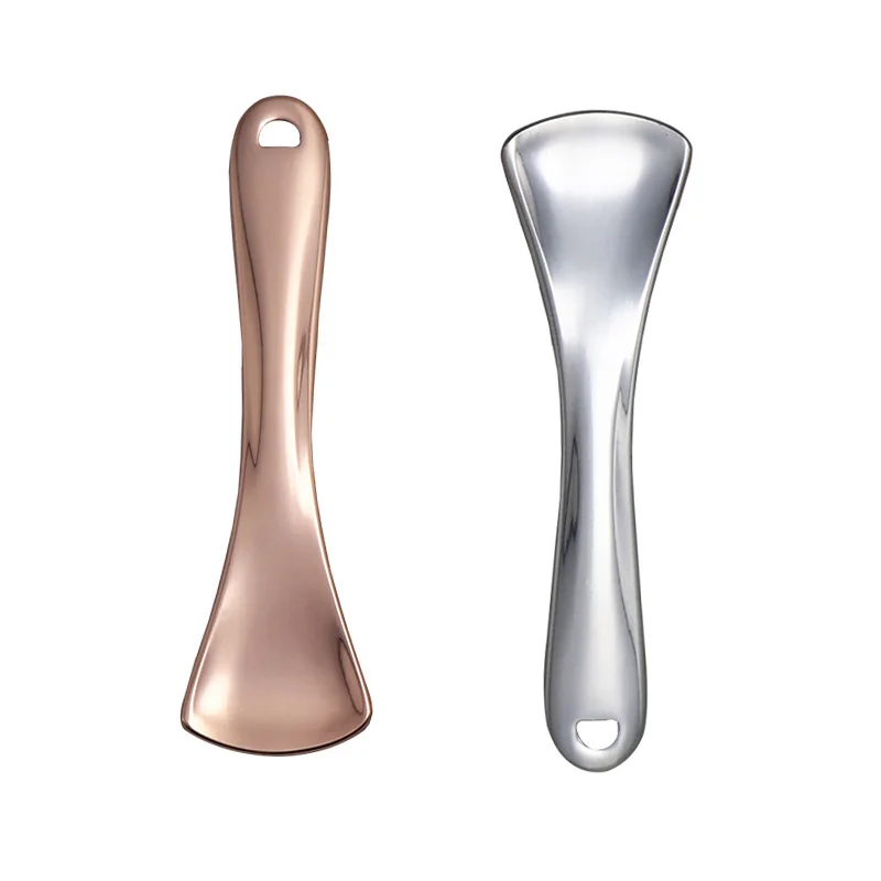 best selling face rose gold facial mask brush with spoon cosmetic cream jar with spatula beauty