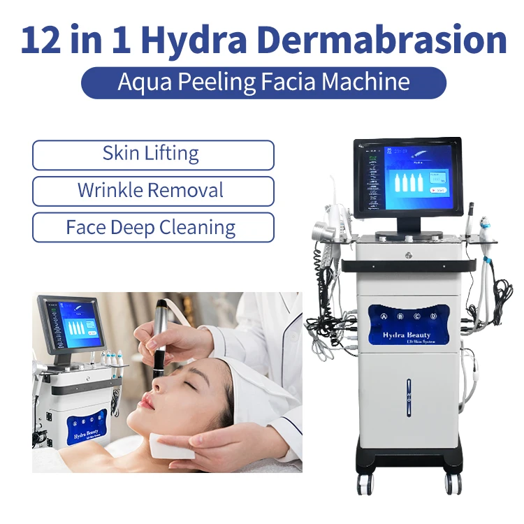 Hot Selling Products Skin Care Hydra Oxygen Jet Dermabrasion Machine Skin Peel 14 in 1 Hydro Facial Beauty Machine