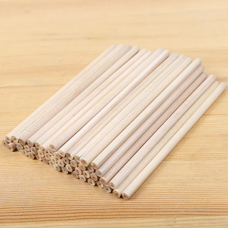 wooden pencil set gifts with logo custom printed for children