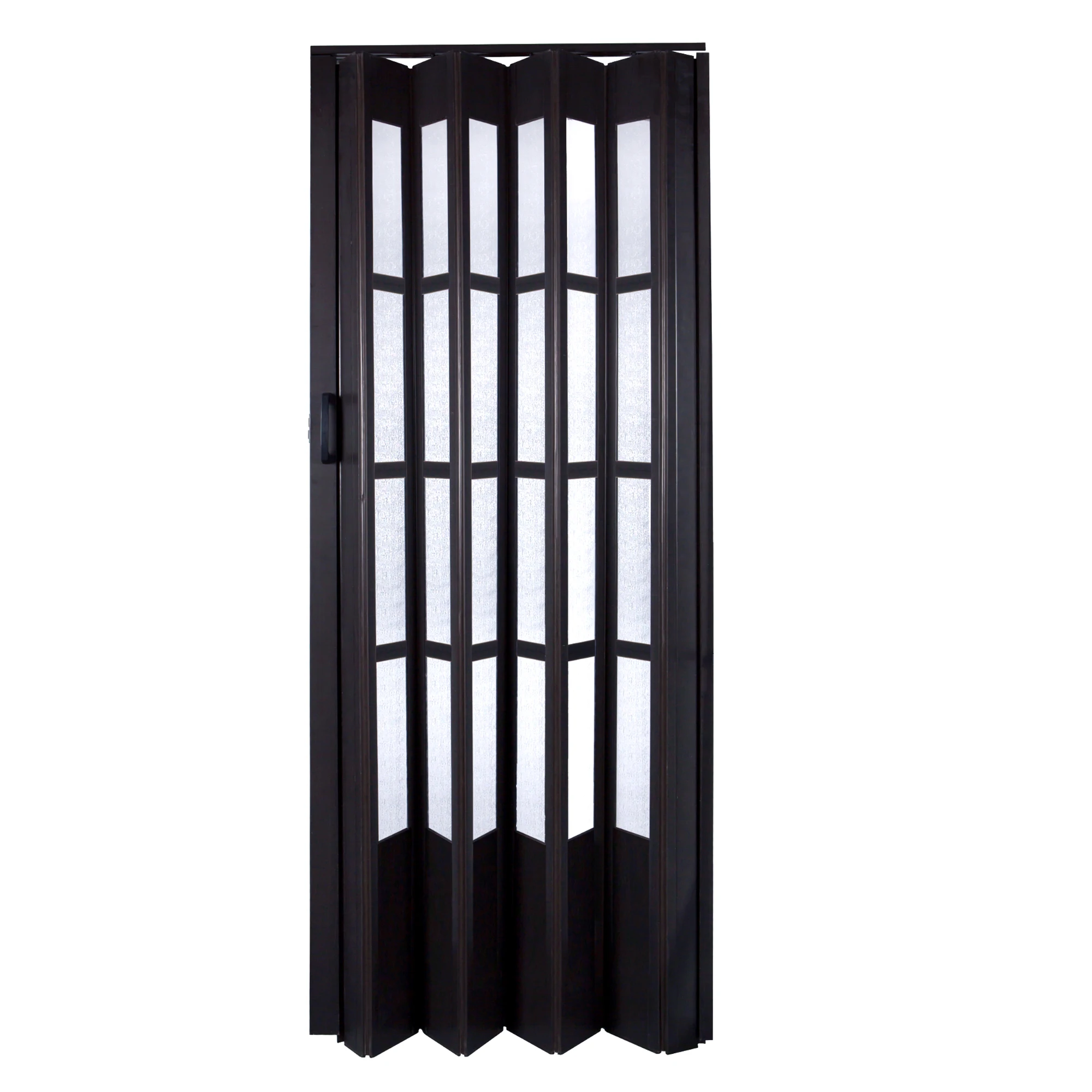 China manufacturer bathrooms pvc sliding accordion doors folding  plastic door  with lock