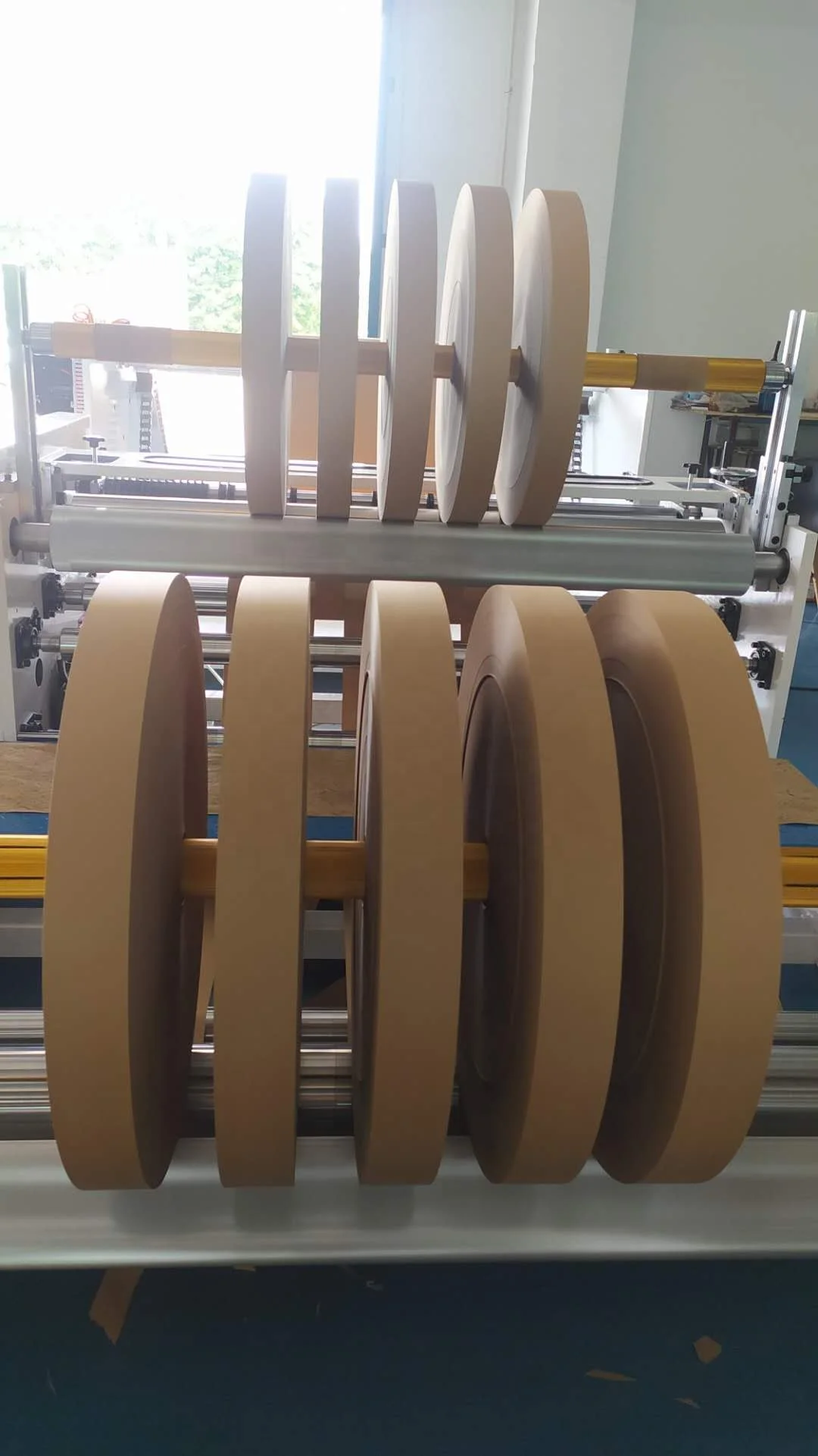 Double Roller Collection Kraft Paper cutting machine for paper bag making
