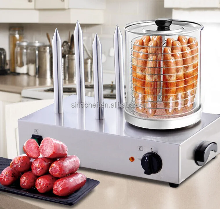 Hot dog steamer and bun warmer Sausage Roaster cheap price for sale
