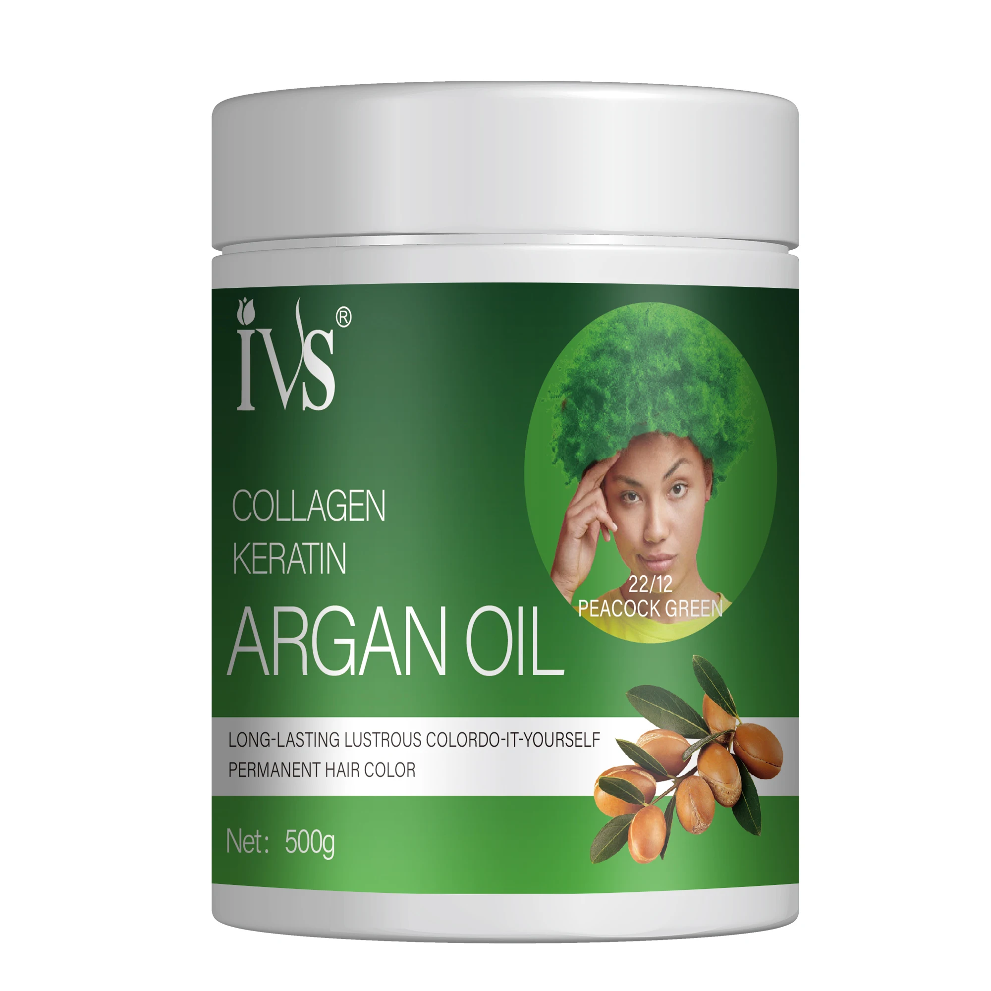 Italy Peacock Green Hair Bleach Powder For Professional Salon Use 500g Hair Color Dust Free Ammonia Free Hair Bleaching