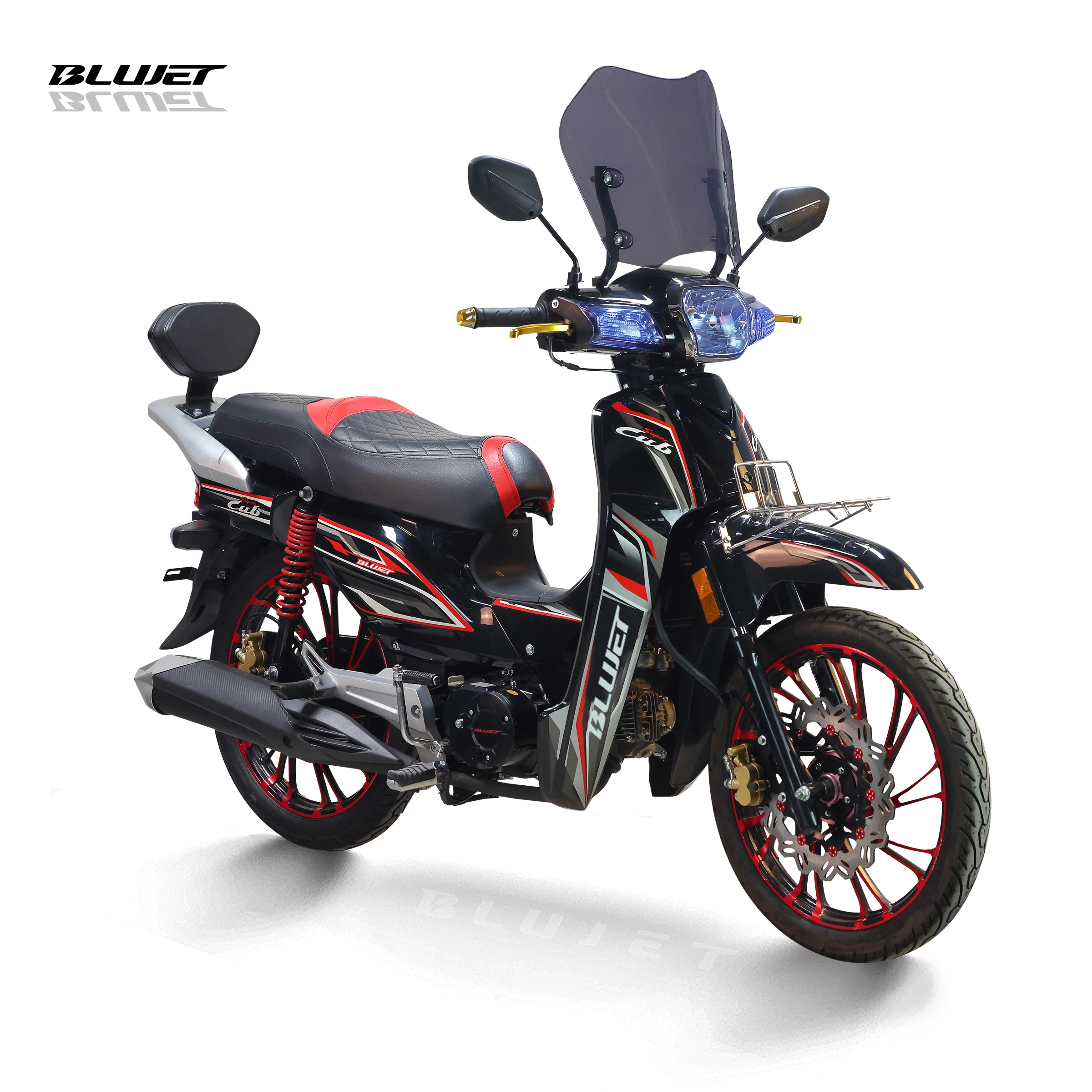 Супер C50 Новый 110cc стекло лобовое Cub мотоцикл толкатель цифровой счетчик дисковый тормоз для рынка в Латинской Америке