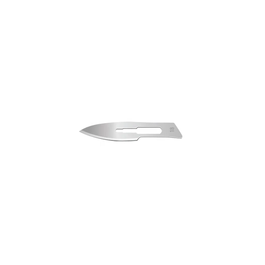 Sterilized Stainless/Carbon Steel Surgical Blade 18 Bistoury Medical Scalpel 18