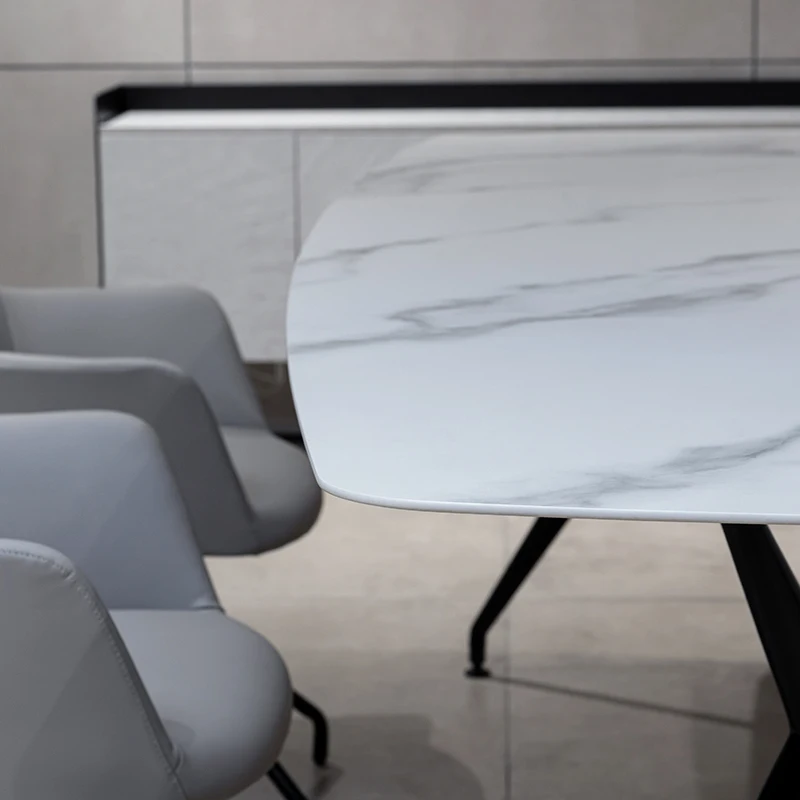 BKX italian style dining room furniture dinning table set marble dinning table and chair set