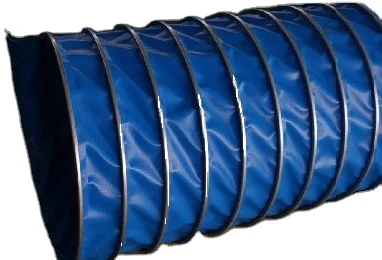 multiple sizes flex air duct high temper resistant  canvas  duct insulated flexible duct