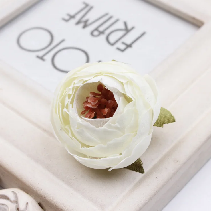 Decorative Artificial Flower Wall Silk Peony Flower Heads For Home Wedding Decoration