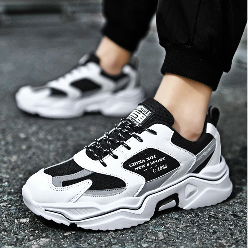 Дешевая мужская Высококачественная брендовая теннисная спортивная обувь из искусственной кожи, стильные мужские кроссовки