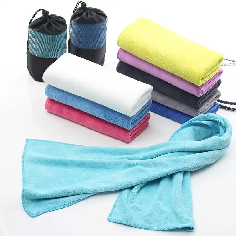 China Suppliers custom logo microfiber sport rally gym towel