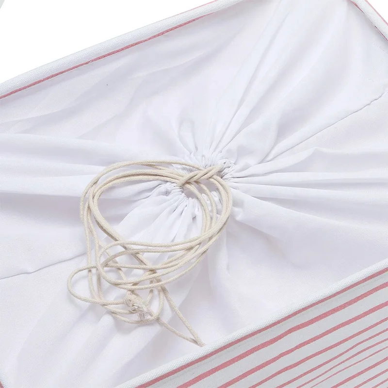 Collapsible Polyester Storage Basket  Home Organizer Storage bin box Solution for Office, Bedroom, Closet