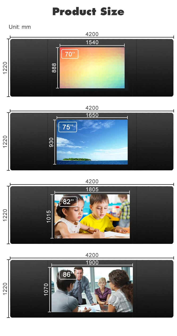 Hot Sale Smooth Writing 20 Points Touch Led Display Audiovisual Combination Nano Smart Blackboard For School Teaching