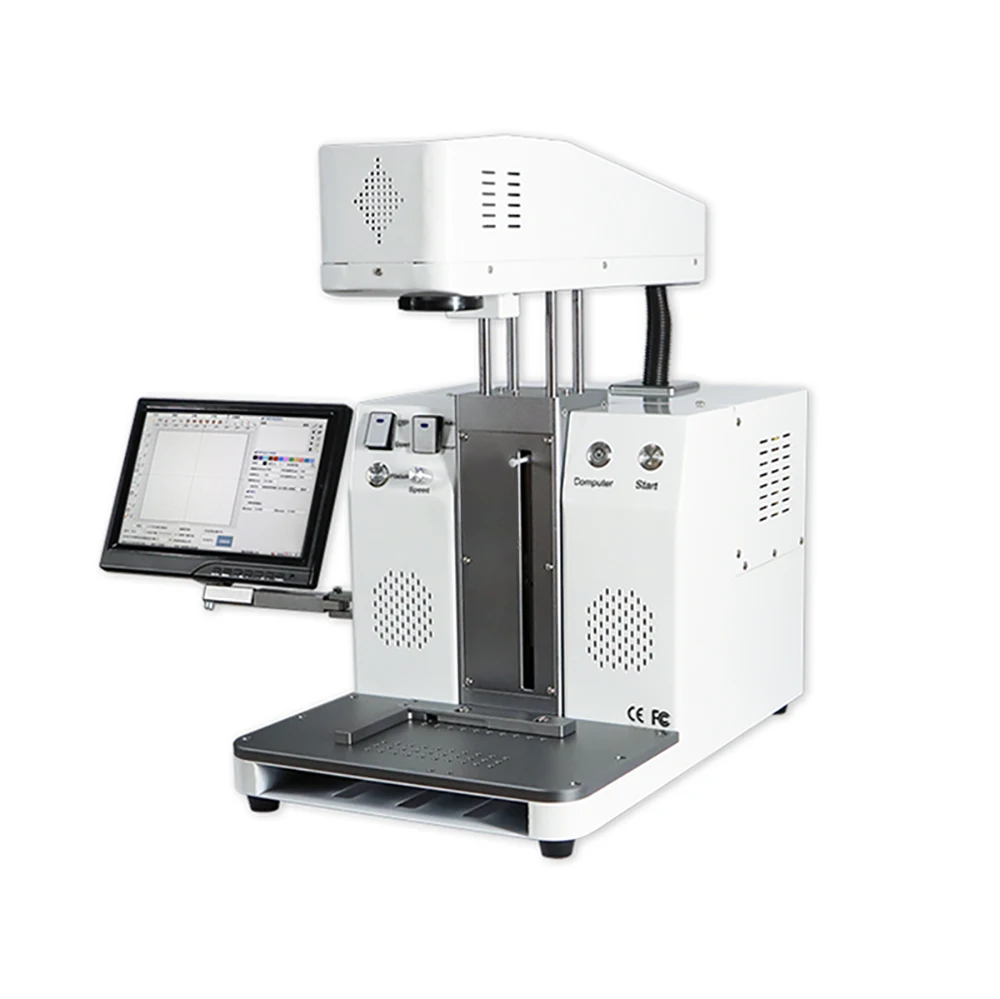 TBK 958C автоматический лазерный принтер для резки заднего стекла мобильного телефона для удаления рамок, машина для разделения