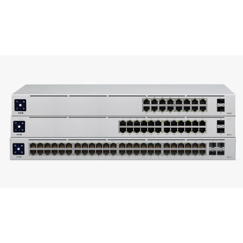 UBNT UniFi full gigabit NMS PoE switch USW-16/24/48-PoE 2 Optical fiber port Enterprise performance Silent heat dissipation