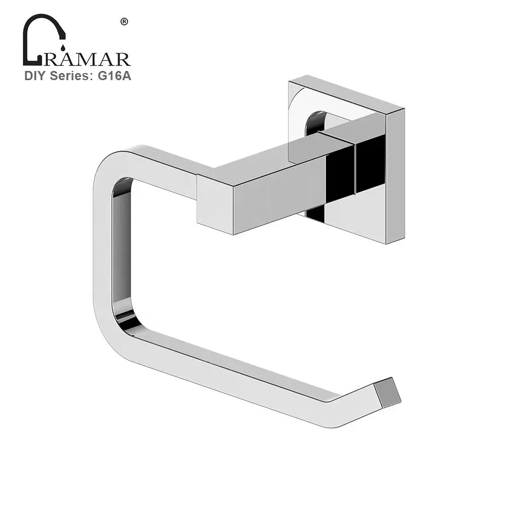 Bathroom Kitchen Unique Brass Stainless Steel Wall Mount Paper Towel Holder