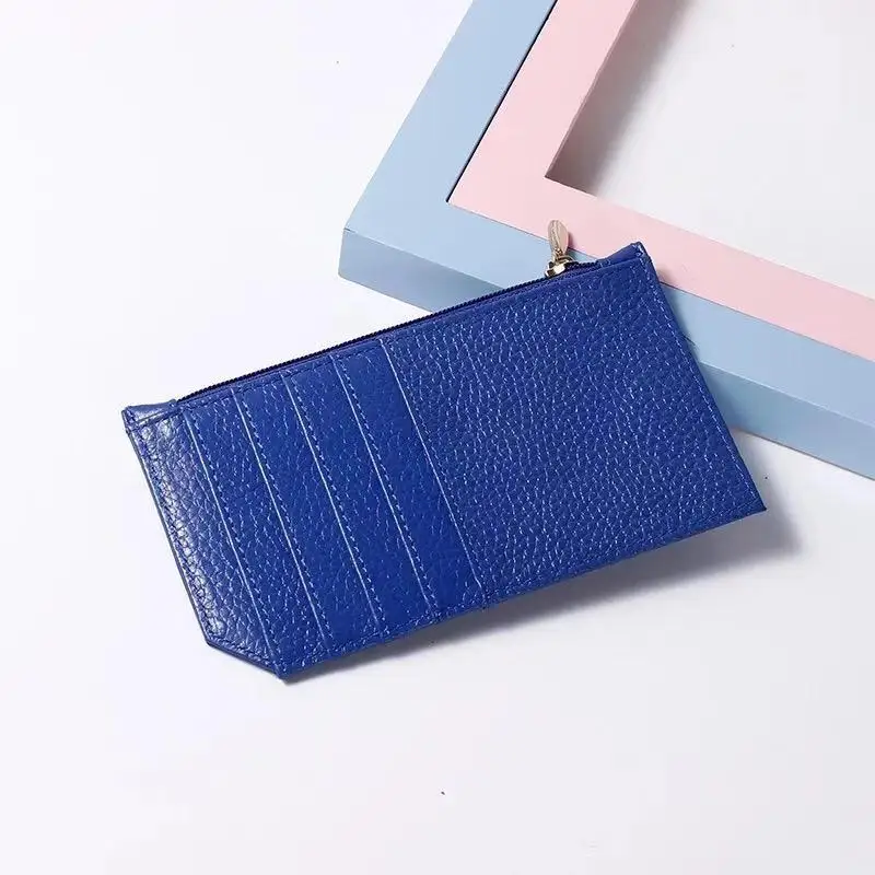 Genuine leather  wallets leather purse leather coin purse  with good quality  factory price shenzhen lily cheng