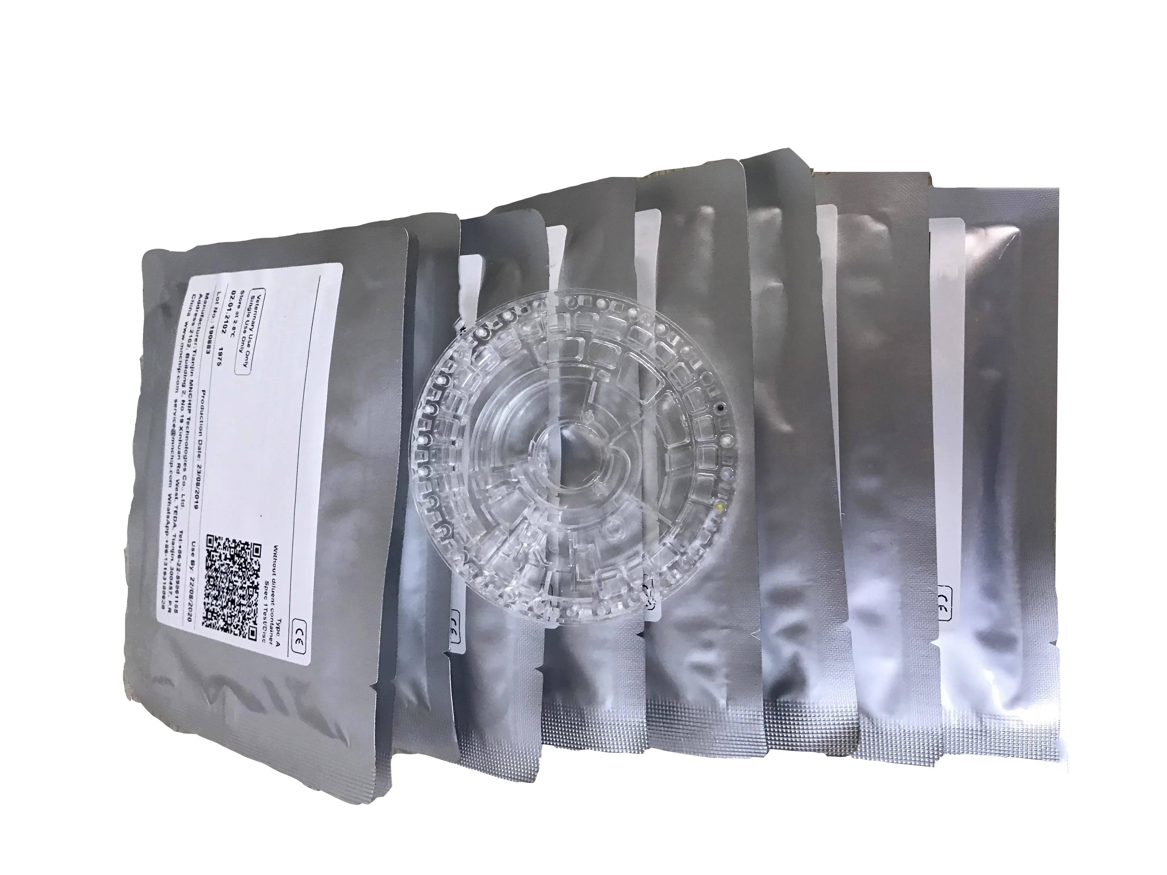 Портативный анализатор сухой химии MNCHIP ветеринарный автоматический биохимический с диском