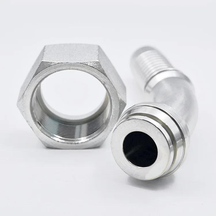 Customized High Quality Male Orfs Hydraulic Elbow Hose Pipe Fittings And Ferrules Distributor