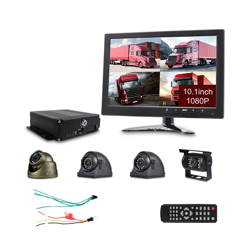 Автомобильный видеорегистратор LORRY TONGDA, 4 канала, 1080P, 4G, Wi-Fi, GPS, BDS