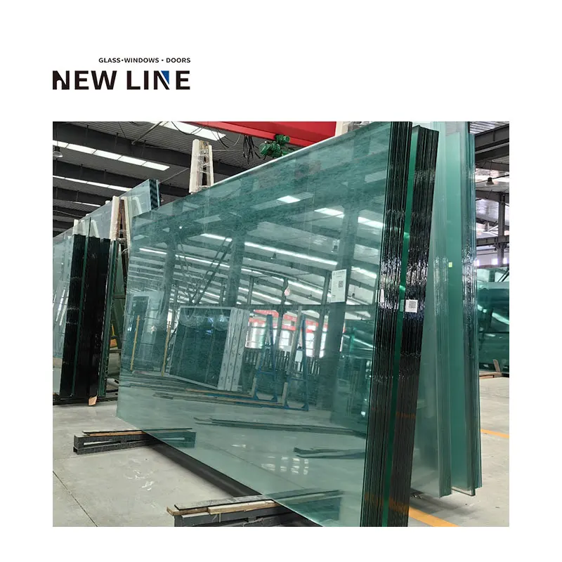 Factory Tempered Glass 6mm 8mm 10mm 12mm For Frameless Glass Railing shower door Balcony Railing Tempered Laminated Glass price