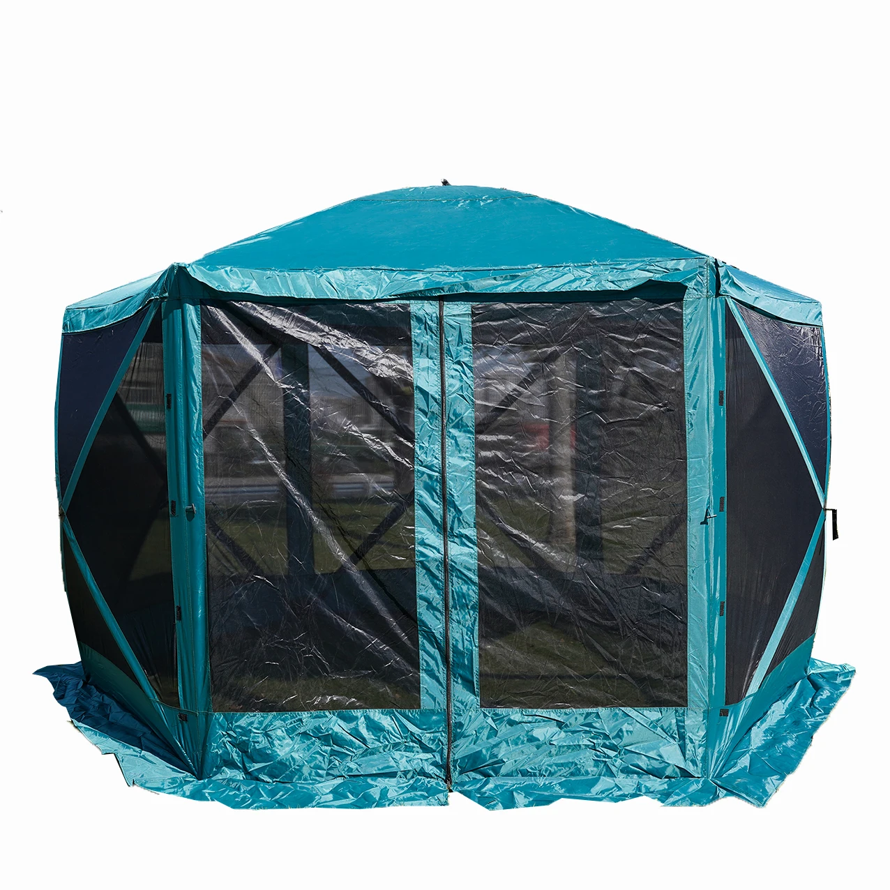 Customized Outdoor Garden  Camping 6 side Pop Up Screen House Gazebo Tent  Mesh Screen Room House  Durable Screen Tent