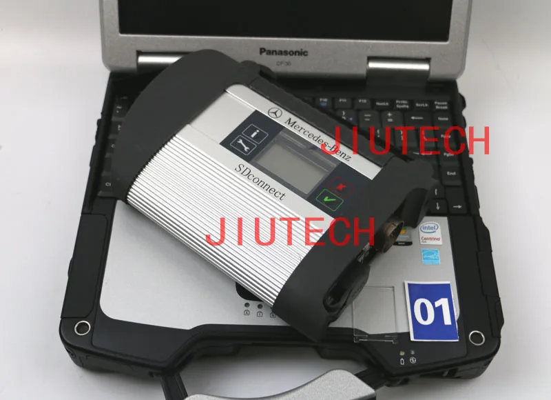  Полный комплект диагностики грузовика MB SD C4 Compact 4 с Panasonic CF30-диагностика Mercedes