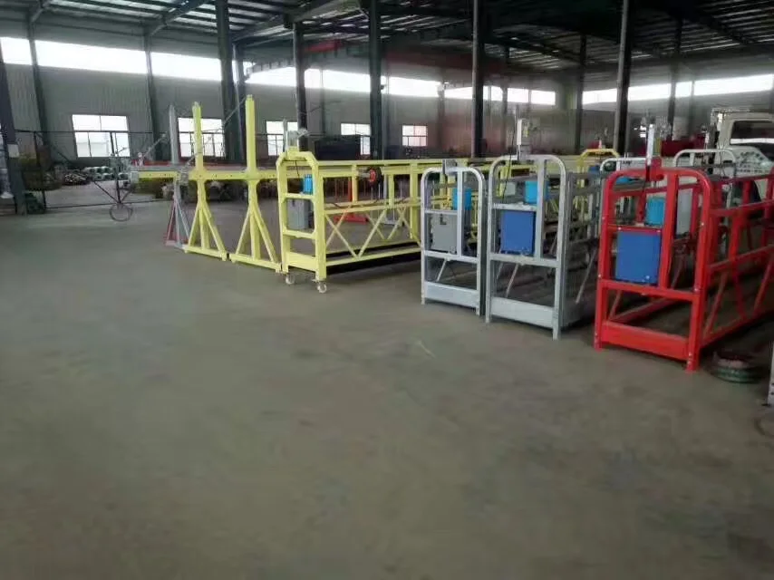ZLP630 Suspended Platform building working powder paint Platform Lift Construct Electric Gondola