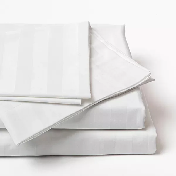 Deeda factory hotel sheets white bed linen blue beach