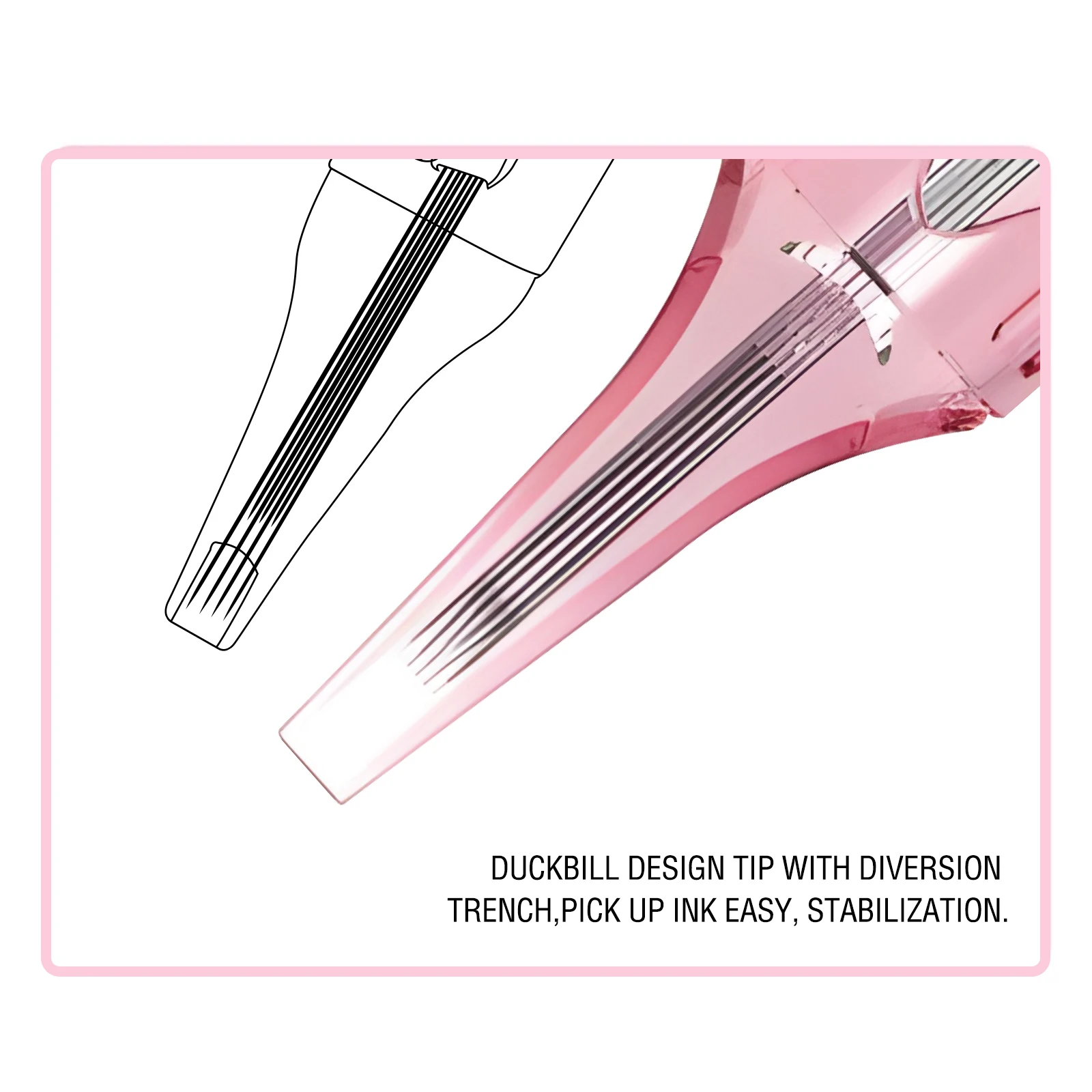 Lovbeauty Mast Pro Tattoo Needle Tough Medical Plastic Shell Cartridges Needles Pins for Super Aritsts