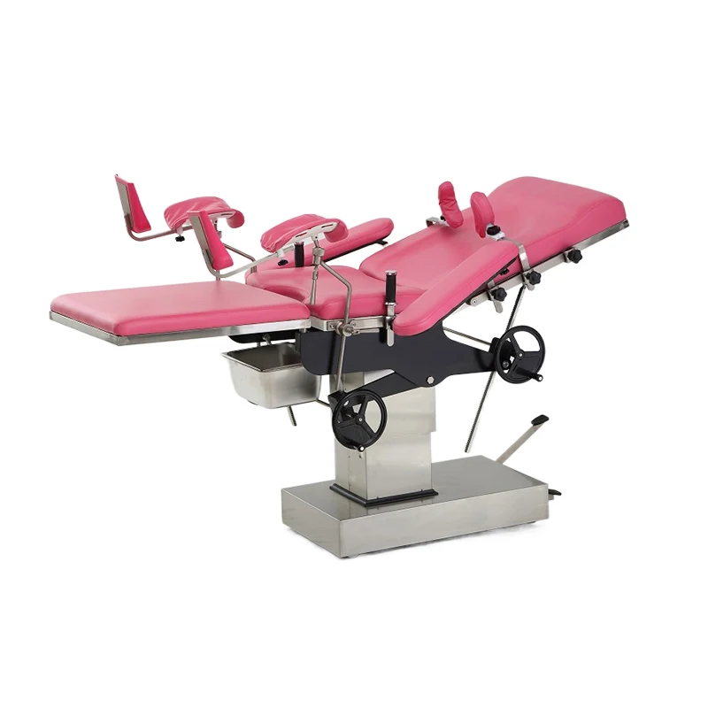 Top selling MY-I011N Metal  table Manual Gynecology Obstetric Delivery Table gynecological exam bed with low price