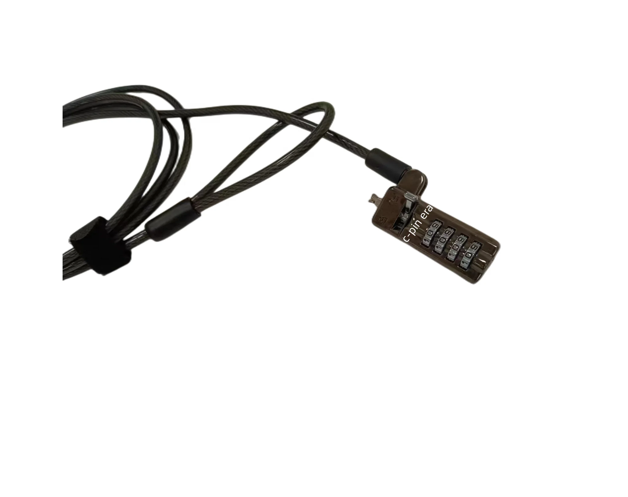 C-pin laptop key lock security cable Plastic coated wire rope Suitable for Dell laptop