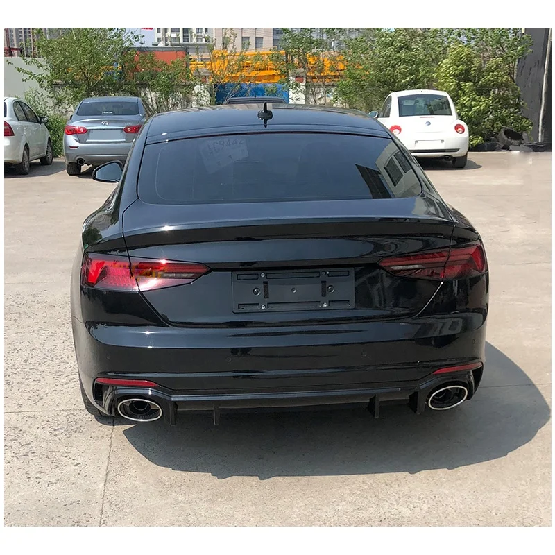 Задний диффузор RS5 для автомобильного бампера audi A5 S5 2017 2018 2019 2020
