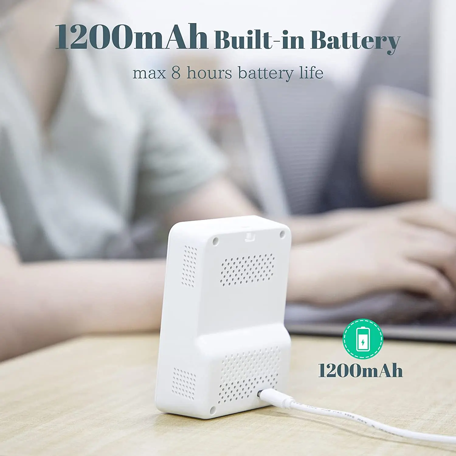 AK4 High Accurate Rechargeable CO2 Monitor NDIR Sensor Portable Carbon Dioxide Detector Indoor Air Quality CO2 Tester