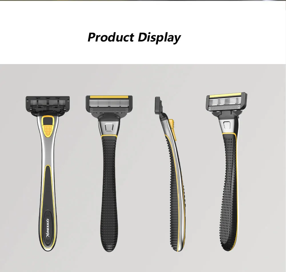 Rasierer Beard Metal Razor 5 Five Blaes Men Premium Safety Razor sets