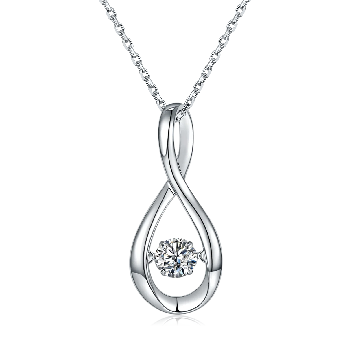 Hot Sale Factory Direct Bling-Bling White Moissanite Real Gold Diamond Necklace With Your Design