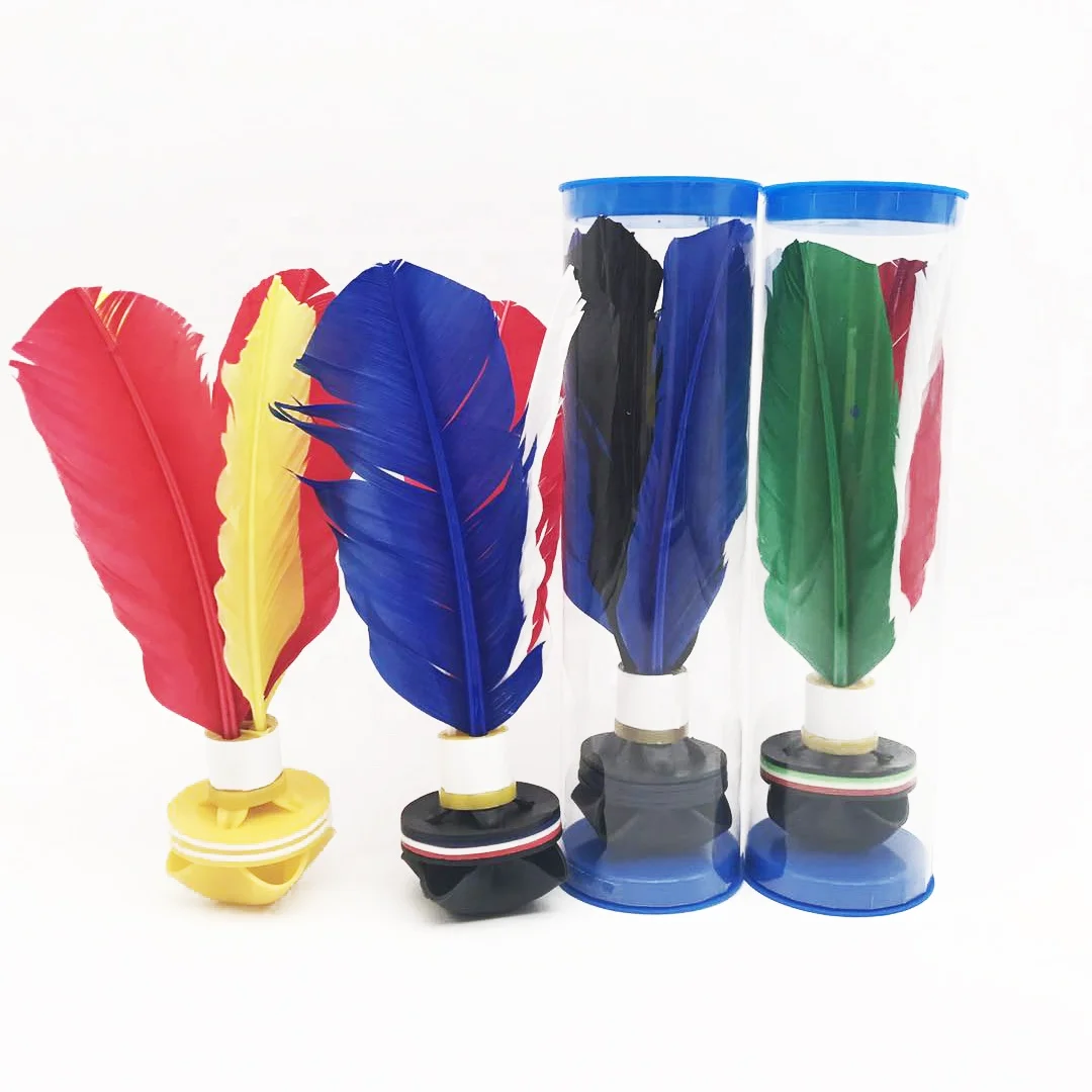 OEM Accepted Beach Toys Turkey Feather Jianzi Kick Shuttlecocks