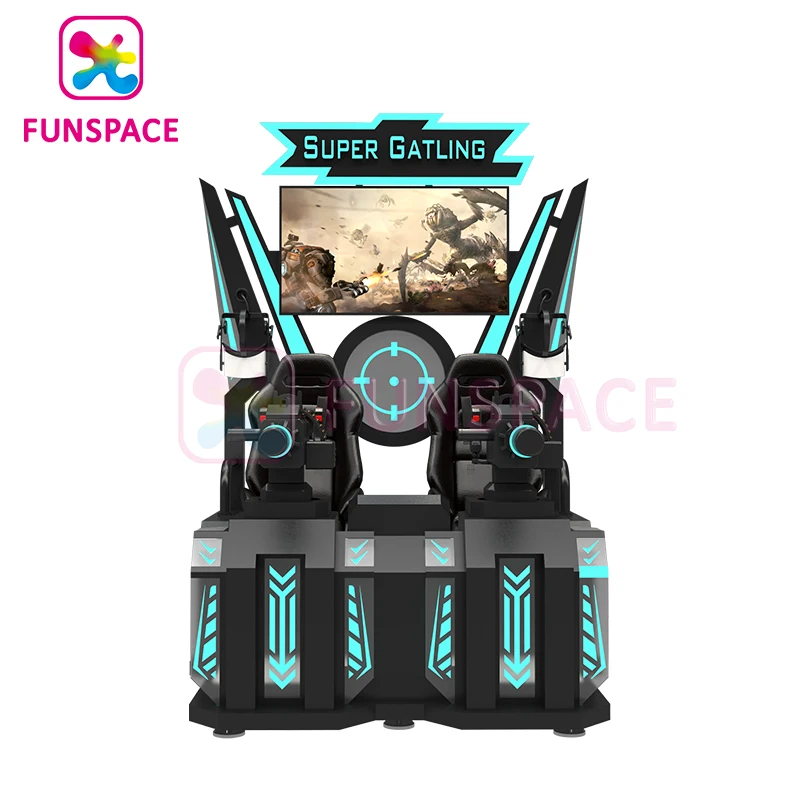 Funspaces VR Arcade Game Machine Virtual Reality Arena Gun Game Simulator 9D VR Shooting