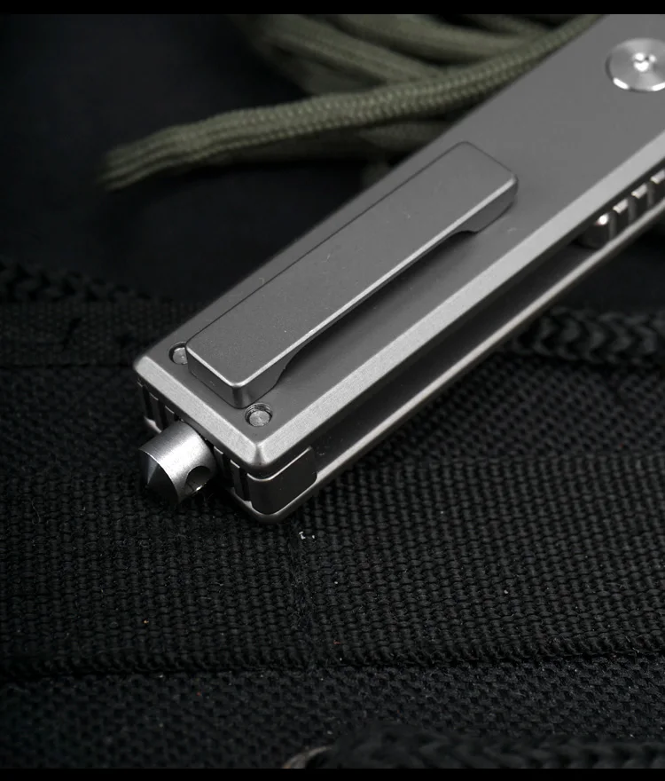 High Quality S35VN Stainless Steel Pocket Knife Folding Knife With Tc4 Titanium Alloy Handle